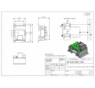 KIT 2 SCHEDE ELETTRONICHE FINO A 9KW 400V-3 PER CONTROLLO TEMPERATURA 0-10V DC