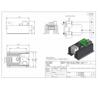 KIT 2 SCHEDE ELETTRONICHE FINO A 24KW 400V-3 PER CONTROLLO TEMPERATURA 0-10V DC