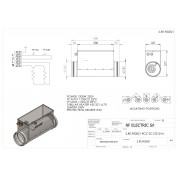 RESISTENZA 1.2KW 230V d.125mm CORAZZATA SU CANALE CIRCOLARE