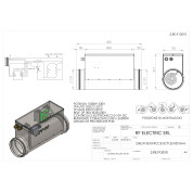RESISTENZA 1KW 230V d.125mm CORAZZATA SU CANALE CIRCOLARE