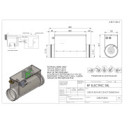 RESISTENZA 500W 230V d.125mm CORAZZATA SU CANALE CIRCOLARE