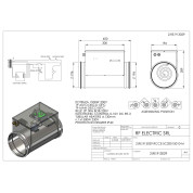 RESISTENZA 1.5KW 230V d.200mm CORAZZATA SU CANALE CIRCOLARE