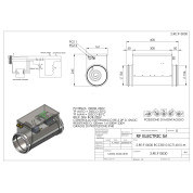 RESISTENZA 1.5KW 230V d.160mm CORAZZATA SU CANALE CIRCOLARE