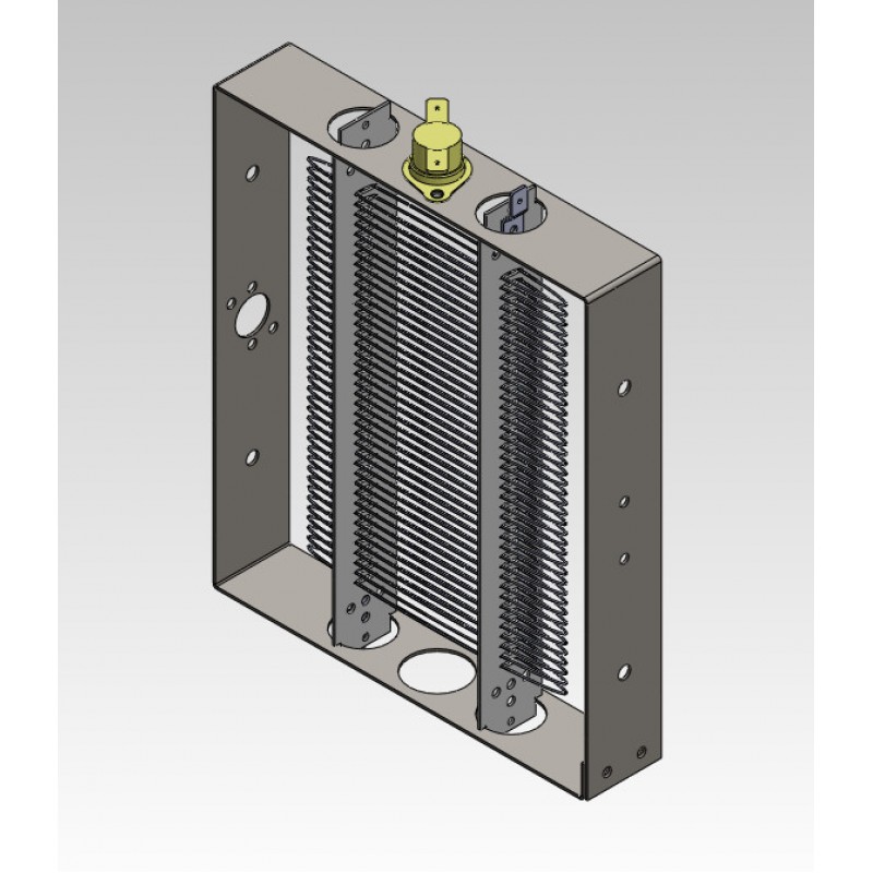 RESISTENZA 1KW 230V 153x230 A FILO SU TELAIO VERTICALE